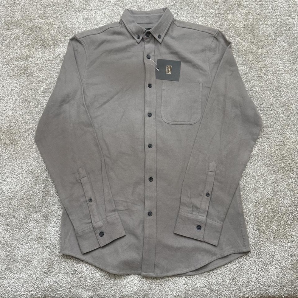NWT 14th & Union 100% Cotton Trim Fit Button Down Shirt Small Menswear